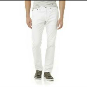 STRUCTURE Slim Straight White Jeans NWT Size 34 x 32